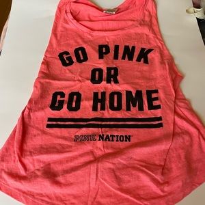 PINK: Muscle Tank Top